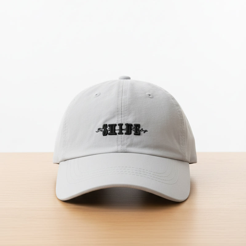 Shine Imported Ash Grey Branded Cap