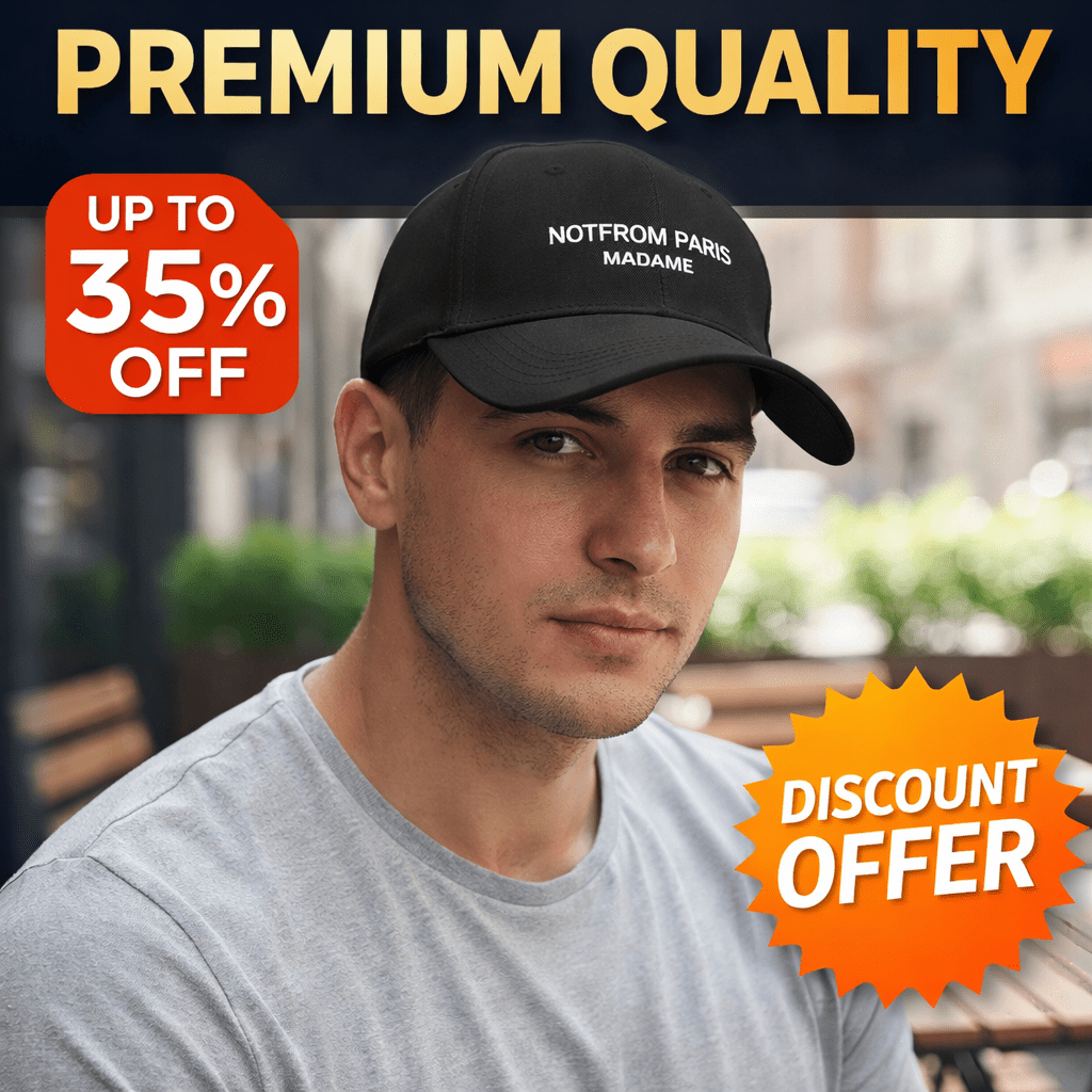 Paris Madame Imported Premium Quality Cotton Cap - Urban Monarch