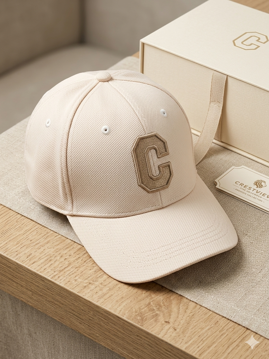Crown C Imported Beige Cap