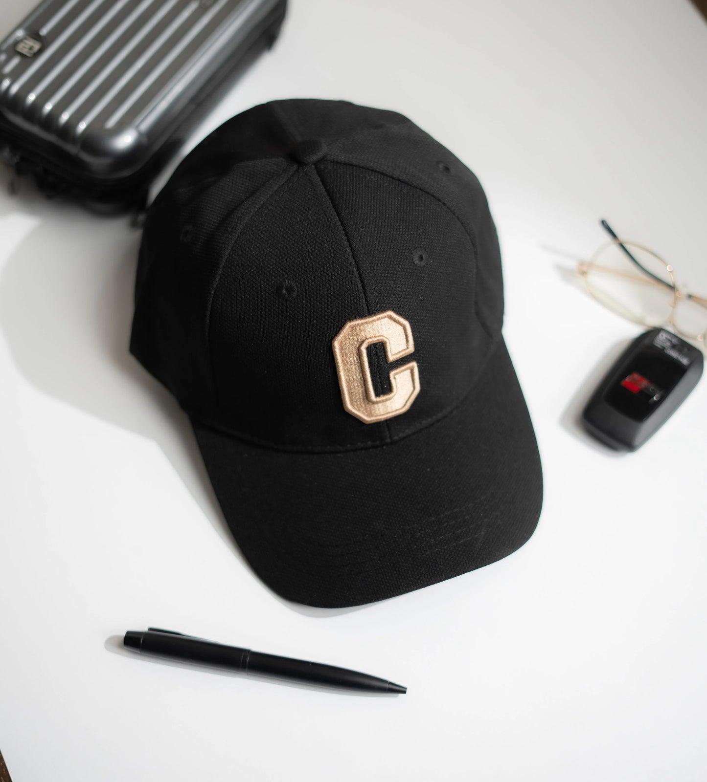 The Premium Black Crown Cap