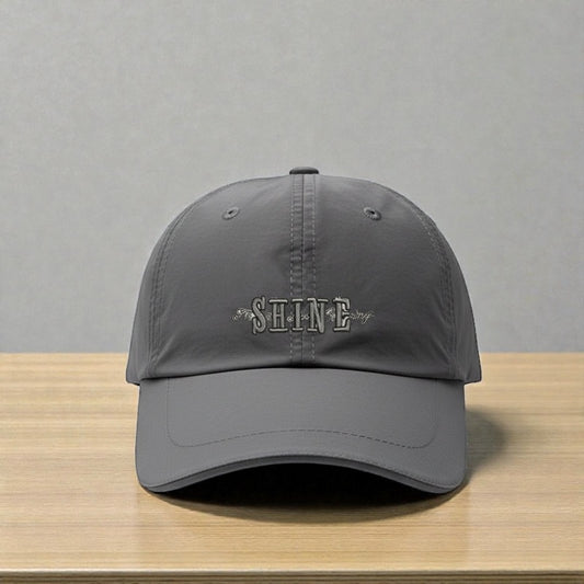 Shine Imported Ash Grey Branded Cap