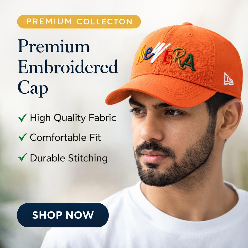 Blaze orange Baseball cap