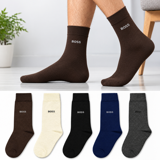 H-B Premium Quality Socks Pack of 5 Gift Box