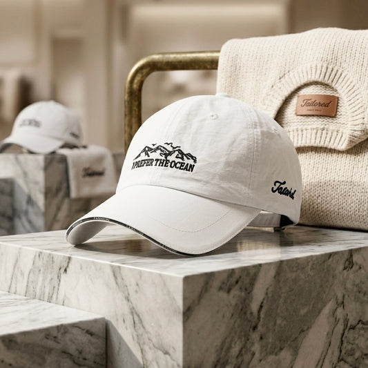Ocean Prefer White Premium Quality Summer Cap