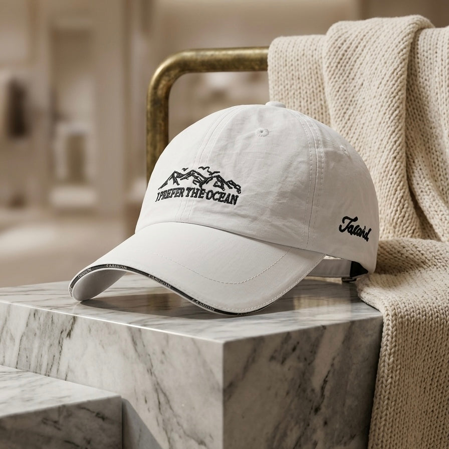 Ocean Prefer White Premium Quality Summer Cap