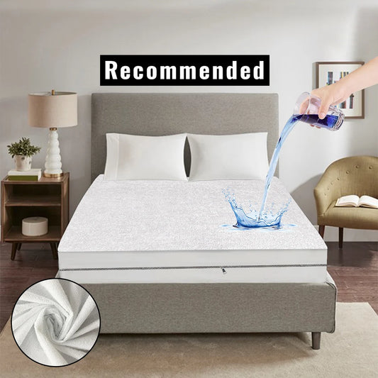 Terry White mattress Cover