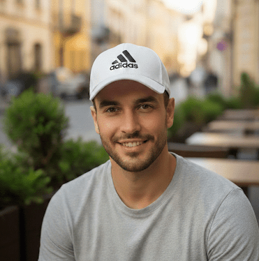 ADS white Fitted Imported Cap - Urban Monarch