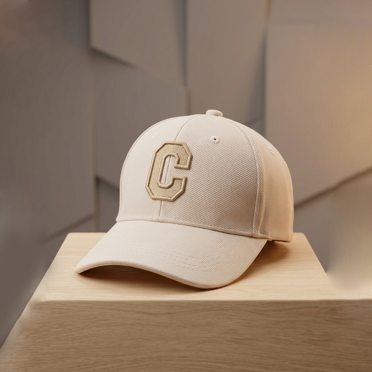 Crown C Imported Beige Cap