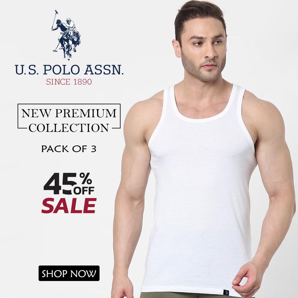 Deal of Branded Pack of 6 Premium Quality Vest (Under Shirts) - Great Touch