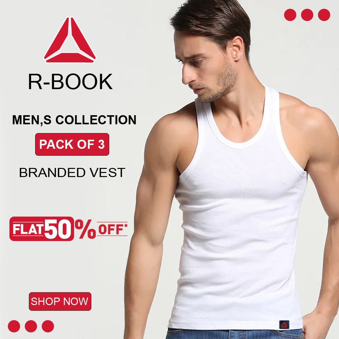 Deal of Branded Pack of 6 Premium Quality Vest (Under Shirts) - Great Touch