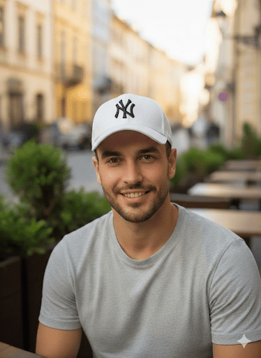 New York Imported White Cap - Urban Monarch