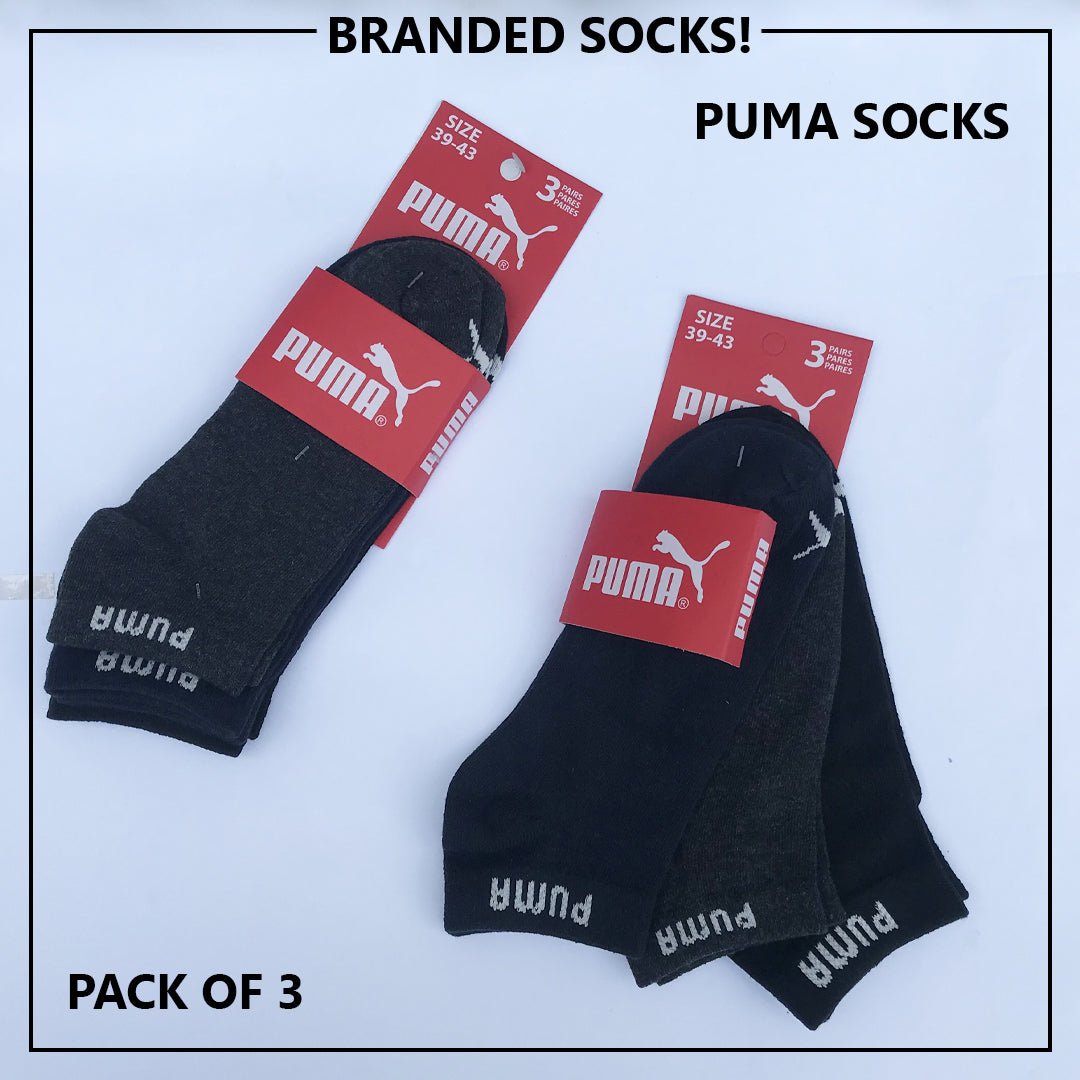 PMA Branded Ankle Socks Pack of 3 - Great Touch