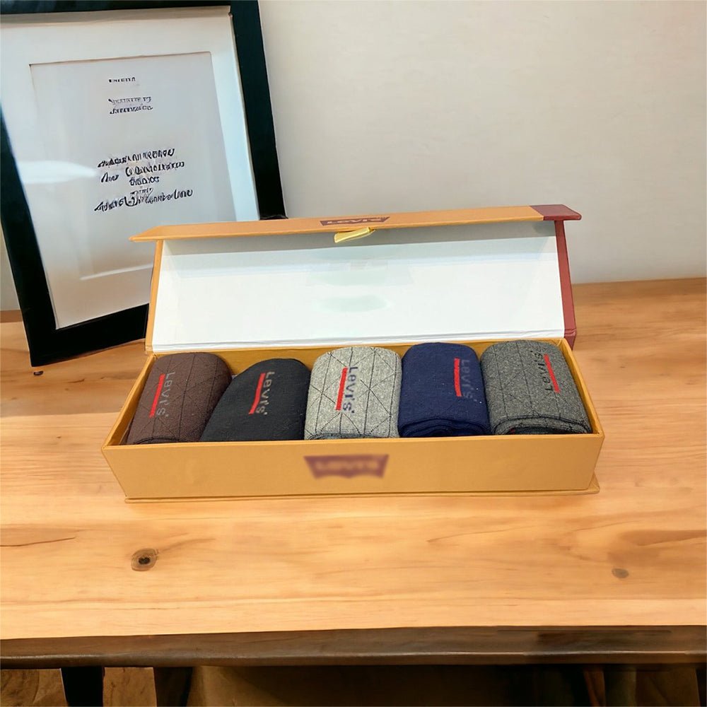 Signature Mens Socks Soft & Durable Gift pack of 5 (L - 04) - Urban Monarch