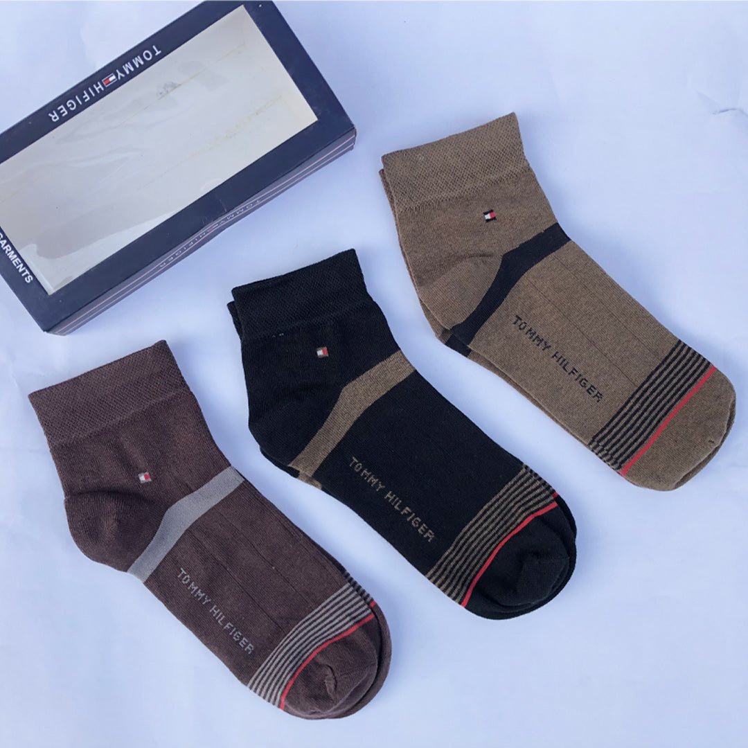 TH Low Cut ankle Lining Premium Quality Socks Pack of 3 - Great Touch