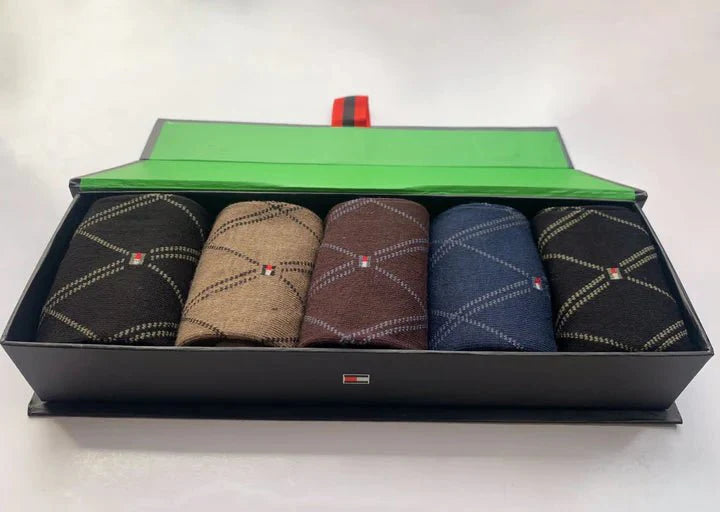 TH Premium Quality Full socks Gift Pack of 5 - Great Touch